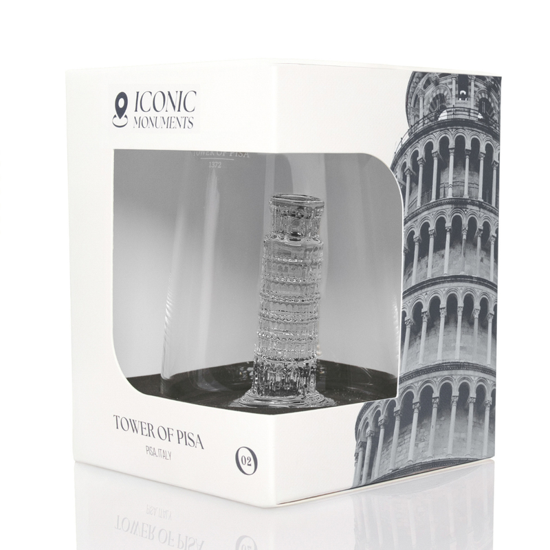 Alaskan Maker Leaning Tower of Pisa Glass