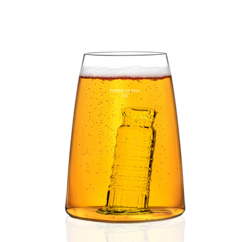 Alaskan Maker Leaning Tower of Pisa Glass