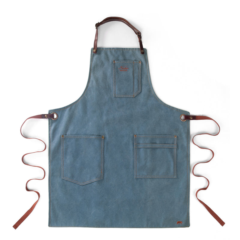 Alaskan Maker Vintage Cotton Apron - Denim