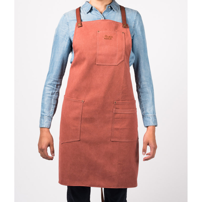 Alaskan Maker Vintage Cotton Apron - Sienna