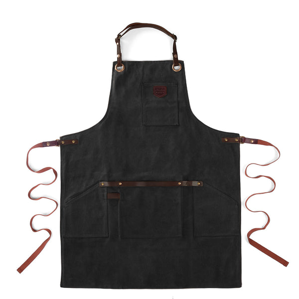 Alaskan Maker Waxed Canvas Apron Original - Black