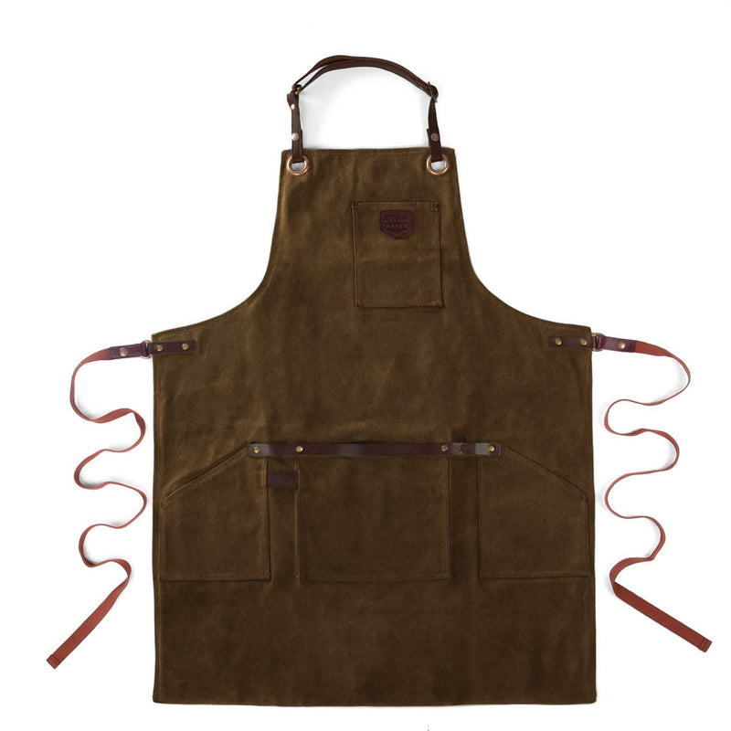 Alaskan Maker Waxed Canvas Apron Original - Tabacco