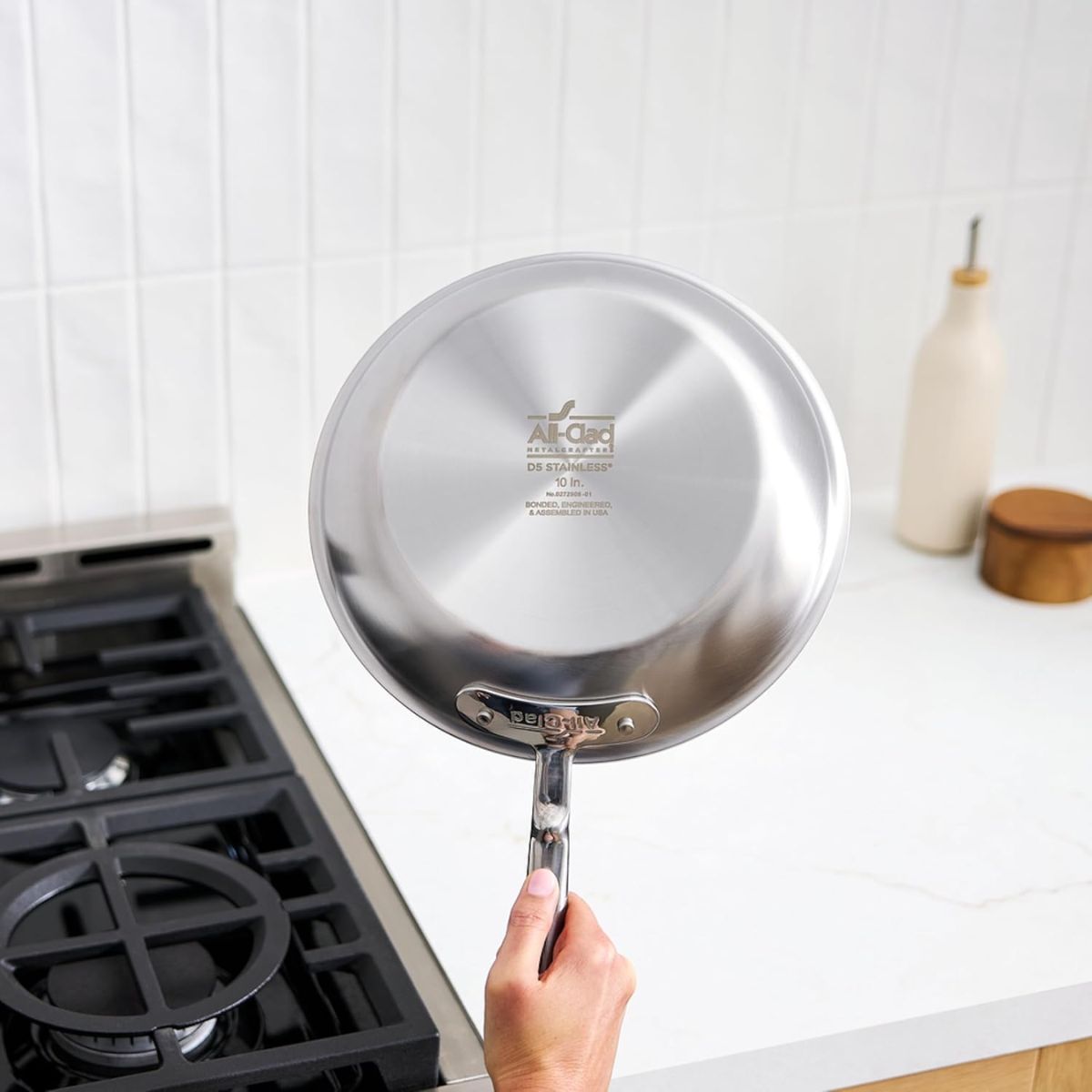 All - Clad D5 Frying Pan - 25cm | Divertimenti Cookshop