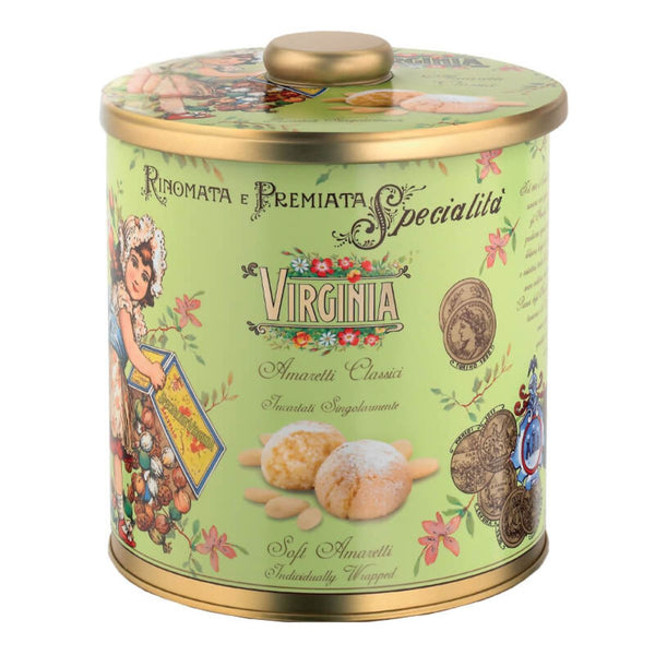 Amaretti Virginia Soft Amaretti Green Tin