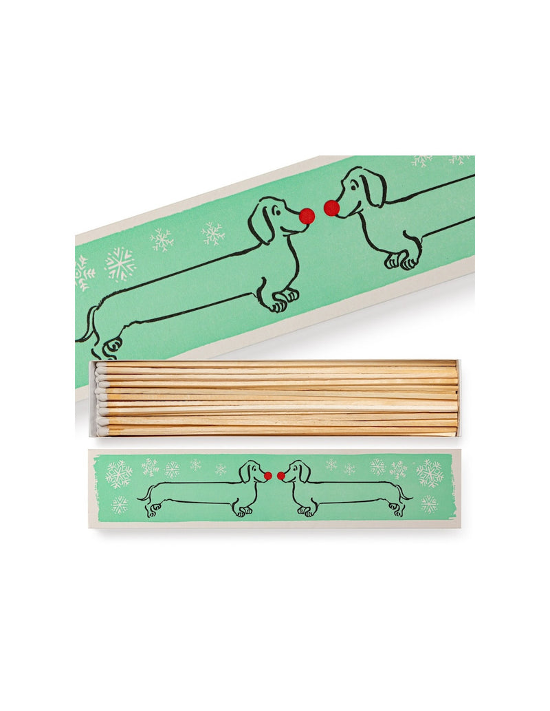 Archivist Luxury Long Match Box - Dachshunds