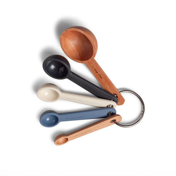 Zeal Silicone And Wood Measuring Spoon Cosy Set
