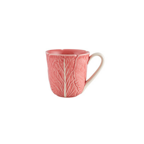 Bordallo Pinheiro Rose Cabbage Pink Mug