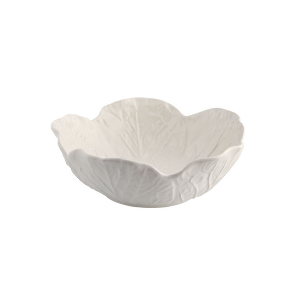 Bordallo Pinheiro White Cabbage Bowl - 15cm