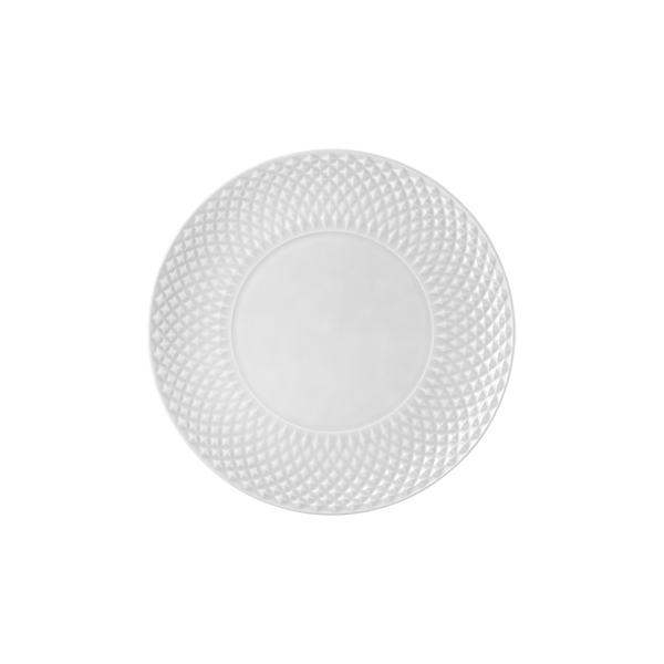 Bordallo Pinheiro Bicos Light Grey Dessert Plate - 23cm