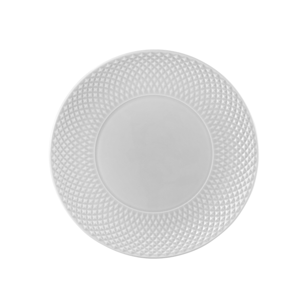 Bordallo Pinheiro Bicos Light Grey Dinner Plate - 28cm