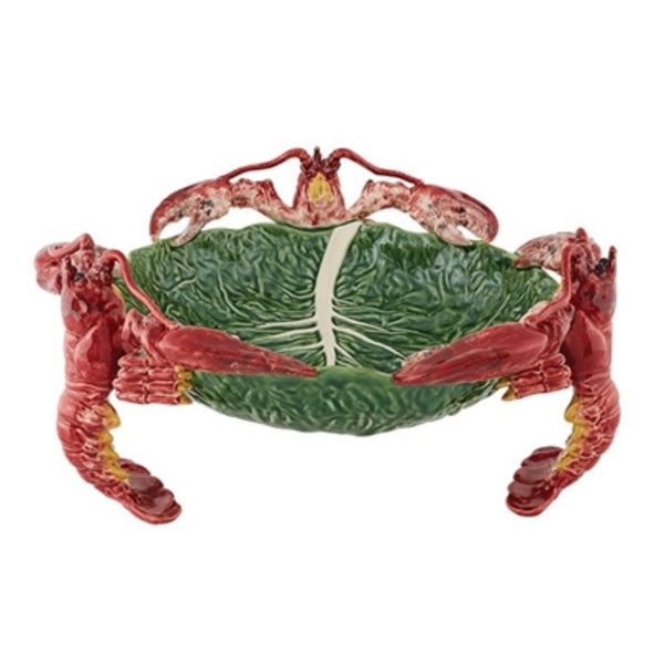 Bordallo Pinheiro Cabbage & Lobster Centrepiece