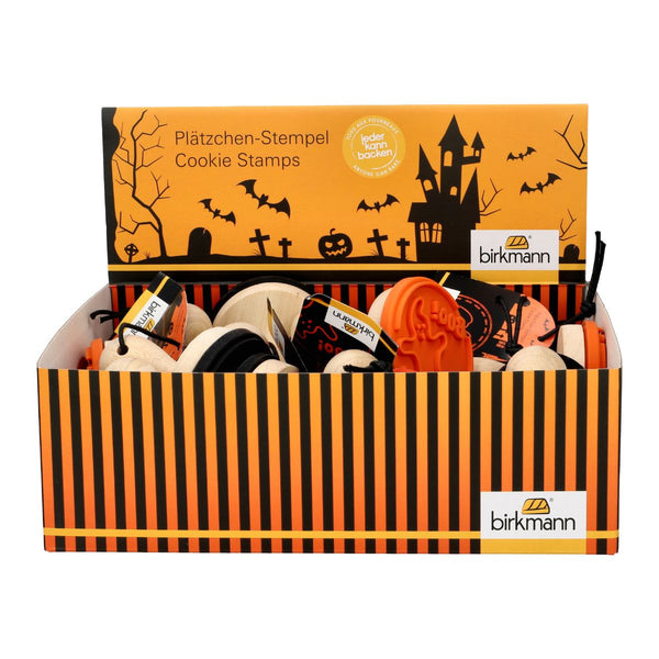 Birkmann Cookie Stamp Halloween Skull Black