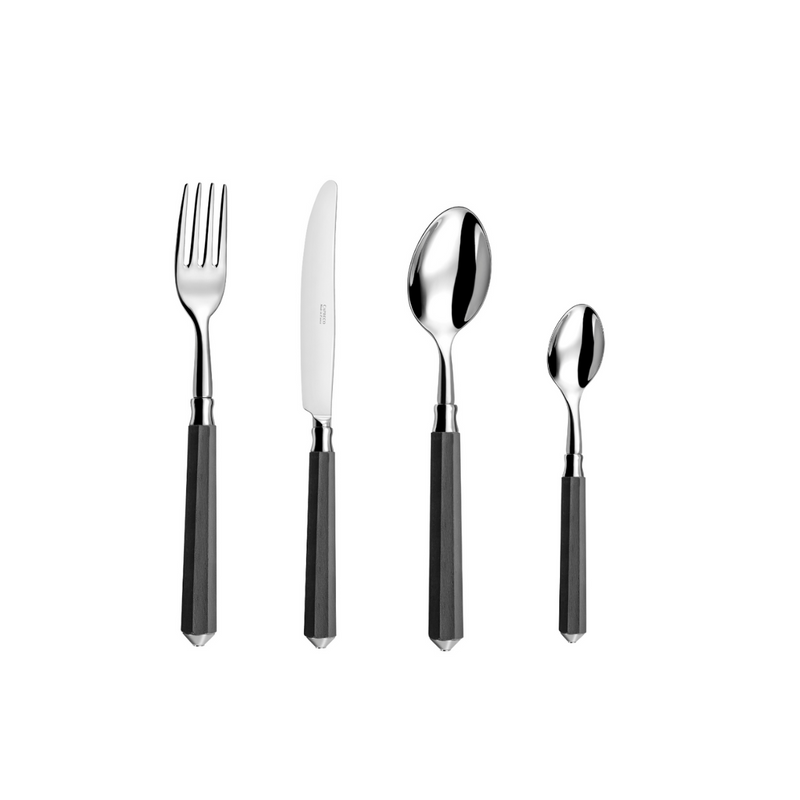 Capdeco Galaxie 24 Piece Cutlery Set - Ebony