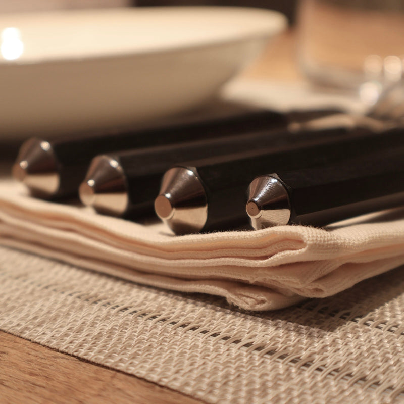 Capdeco Galaxie 24 Piece Cutlery Set - Ebony