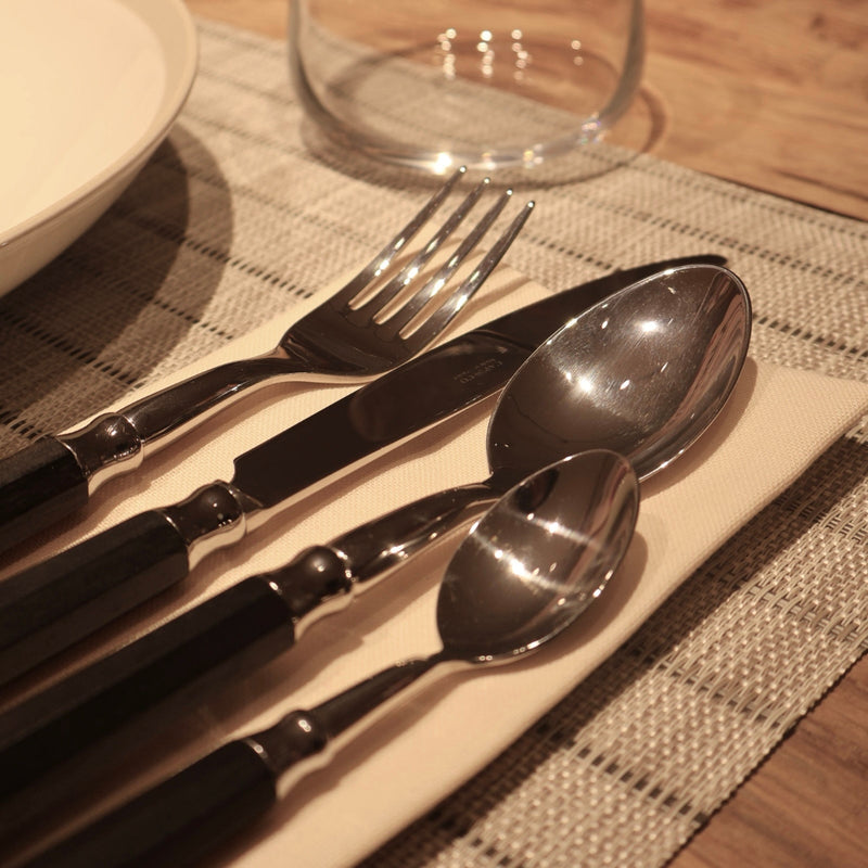 Capdeco Galaxie 24 Piece Cutlery Set - Ebony