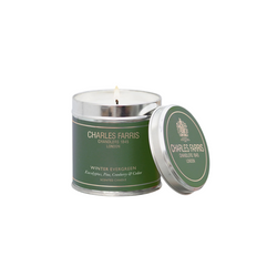 Charles Farris Signature Tin Candle - Winter Evergreen