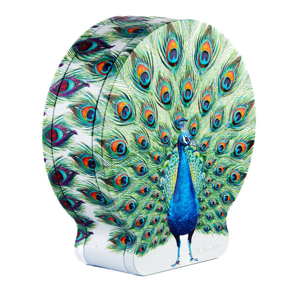 Churchill's Confectionery Royal Peacock Tin w/Shortbread