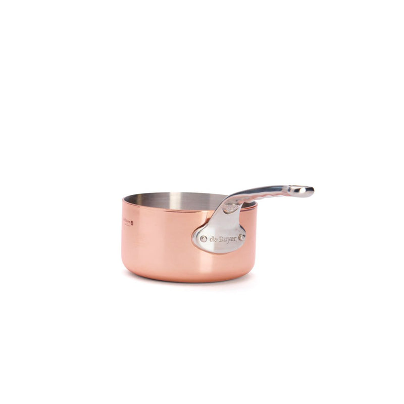 De Buyer Prima Matera Copper Saucepan - 14cm, 1.2lt