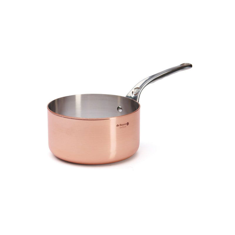 De Buyer Prima Matera Copper Saucepan - 20cm, 3.3lt