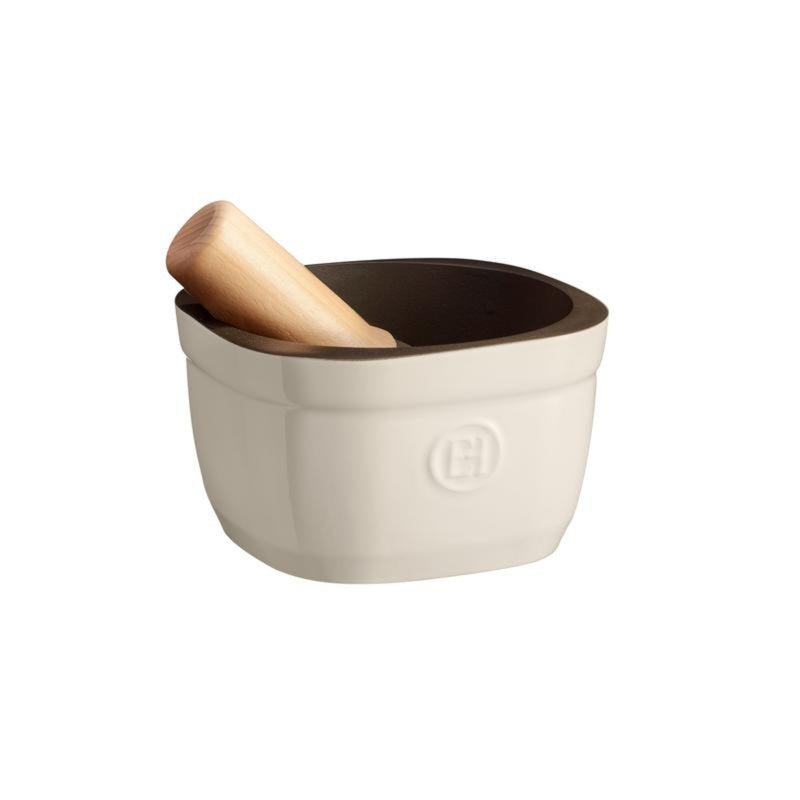 Emile Henry Pestle & Mortar - Cream