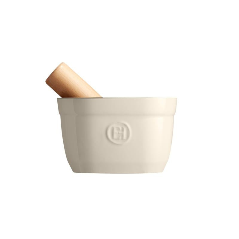 Emile Henry Pestle & Mortar - Cream