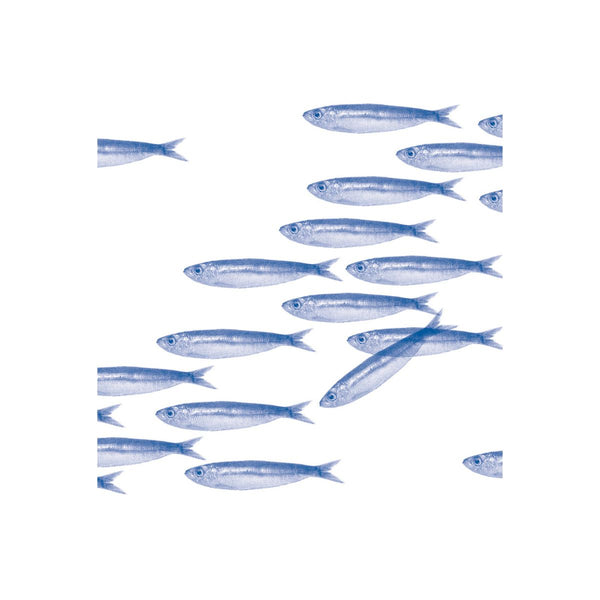Francoise Paviot Cocktail Napkins - Sardines
