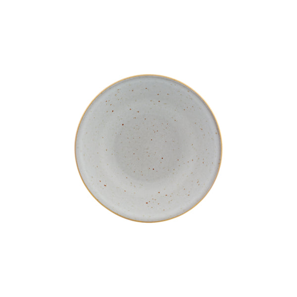 Casa Alegre Gold Stone White Pasta Plate