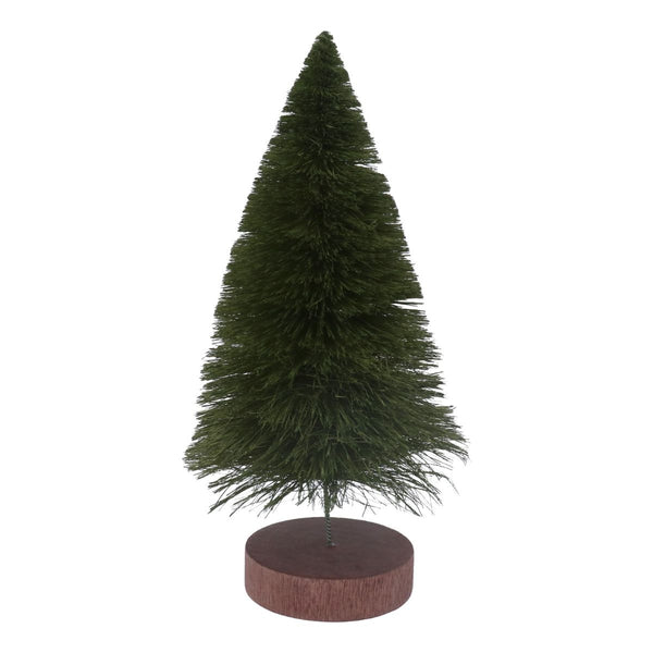 Gisela Graham Green Bristle Tree On Log Large | Divertimenti Cookshop