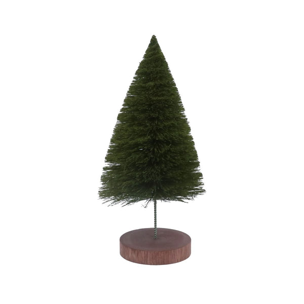 Gisela Graham Green Bristle Tree On Log Small | Divertimenti Cookshop