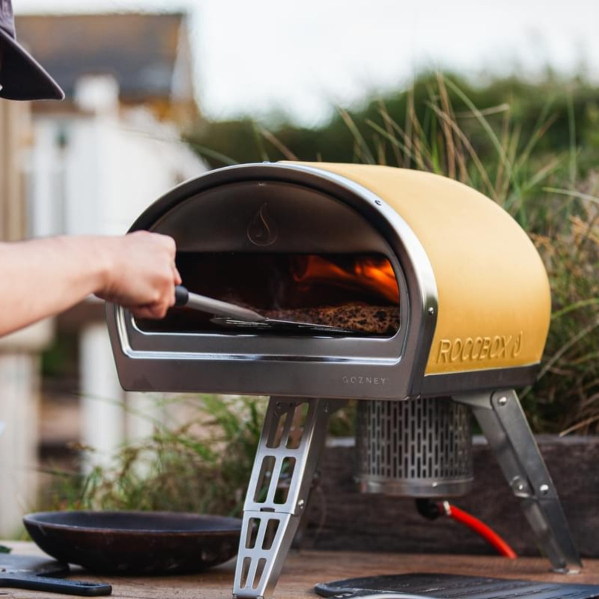 Gozney Roccbox Pizza Oven - Limited Edition Yellow | Divertimenti Cookshop
