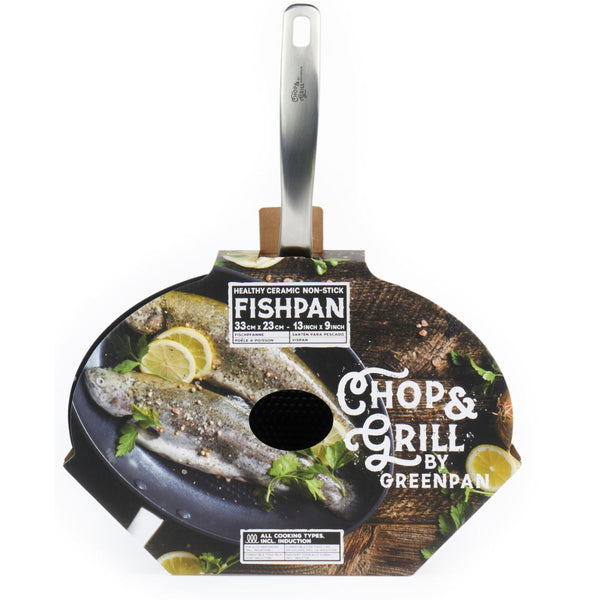 Greenpan Chop & Grill Oval Frypan