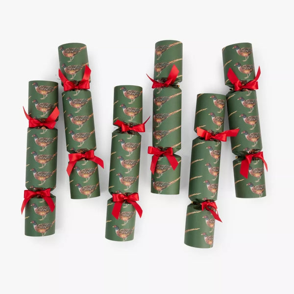 Nancy and Betty Christmas Cracker Set of 6 - Pheasant
