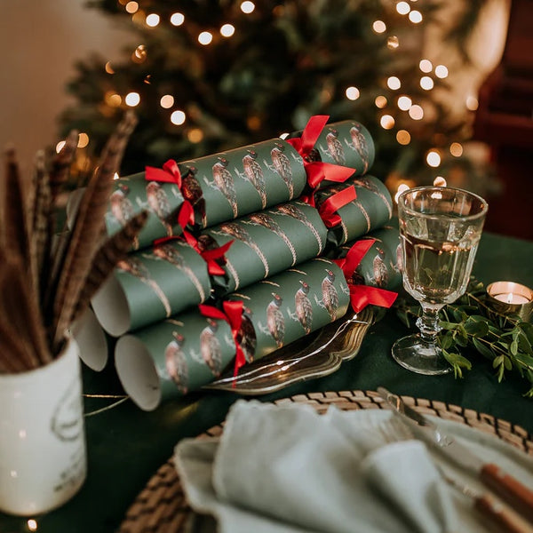 Nancy and Betty Christmas Cracker Set of 6 - Pheasant