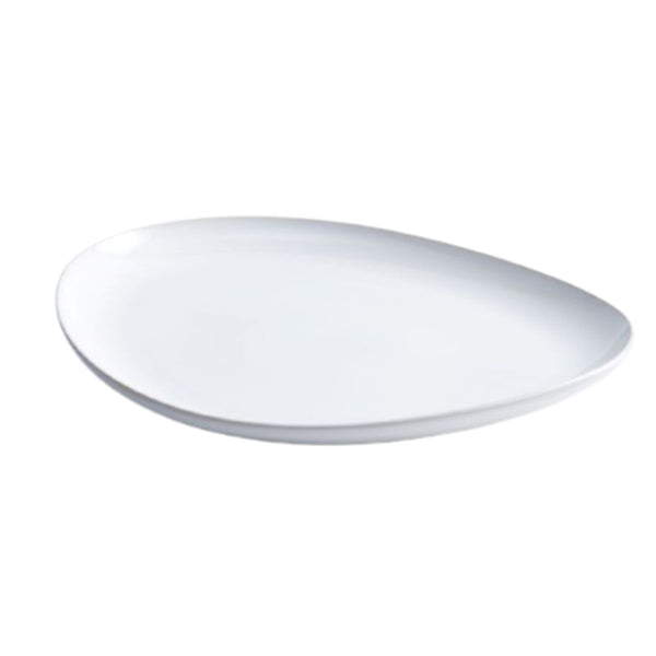 Keltum Organic Serving Plate White - 38cm