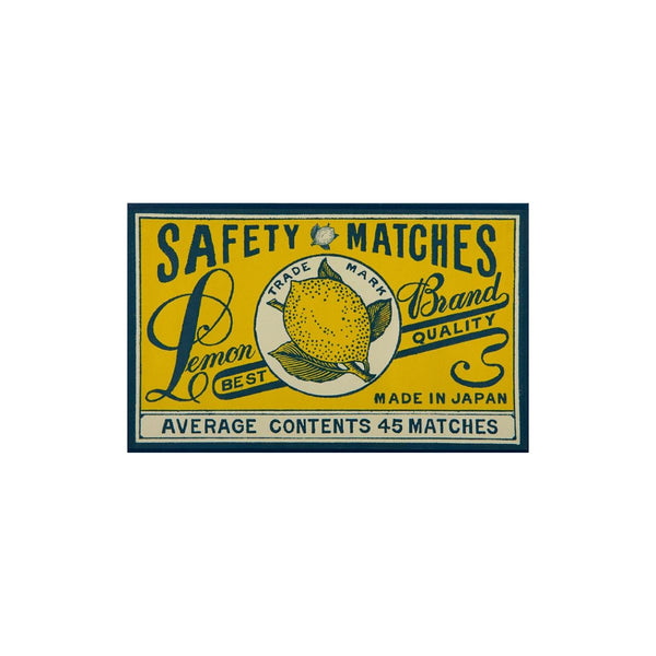 Archivist Giant Box Of Matches Lemon