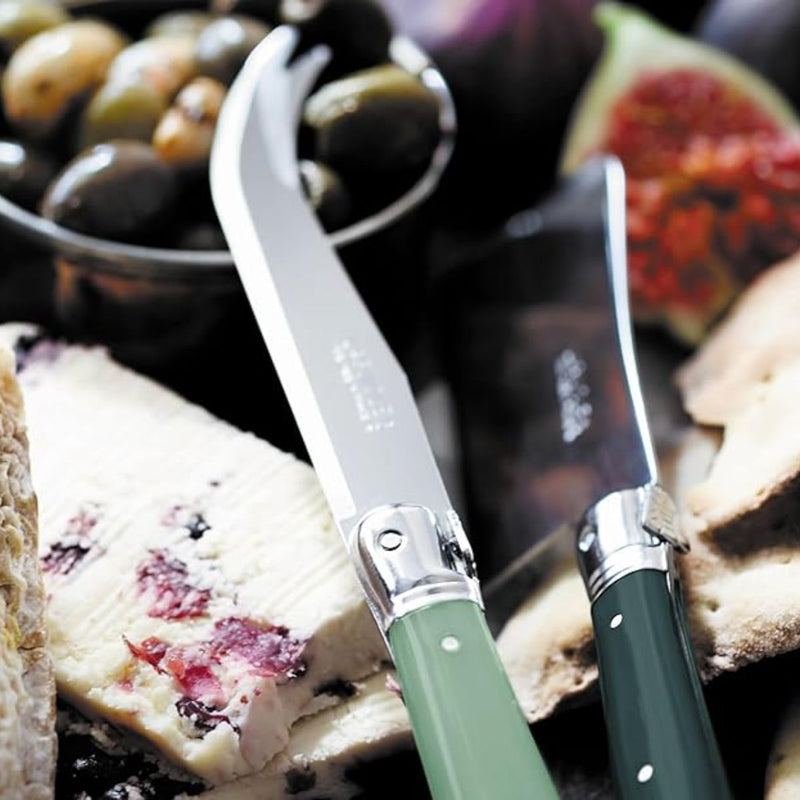 Laguiole Cheese Knife Set - Green