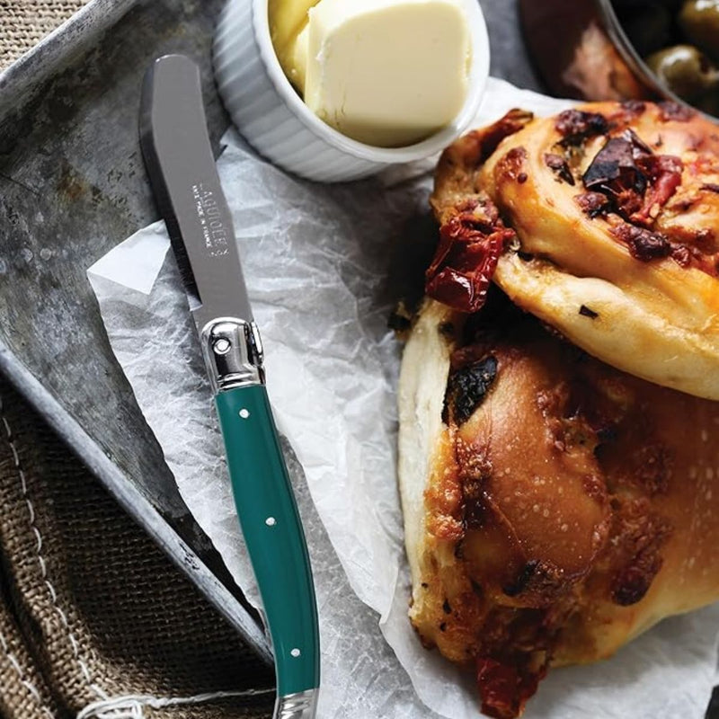 Laguiole Cheese Knife Set - Green