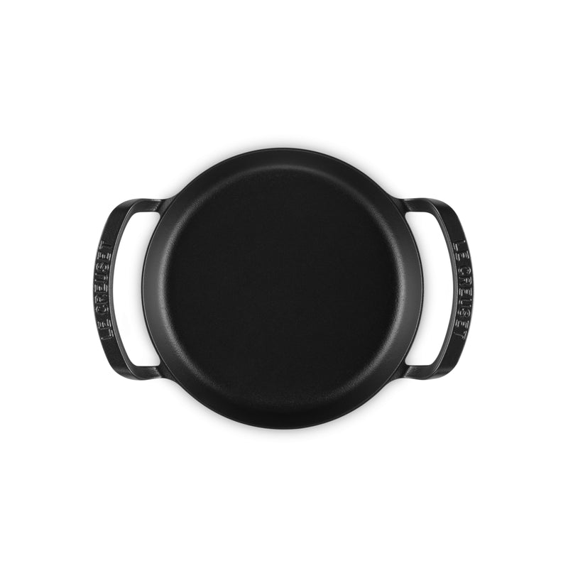 Le Creuset Black BBQ Round Skillet - 25cm