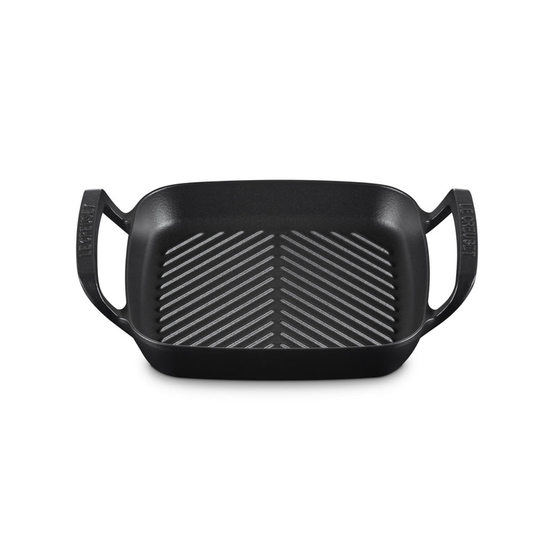 Le Creuset Black BBQ Square Grill - 26cm