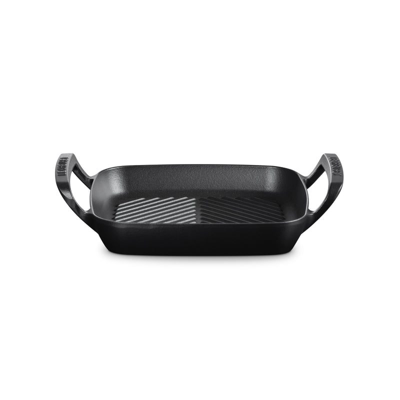 Le Creuset Black BBQ Square Grill - 26cm