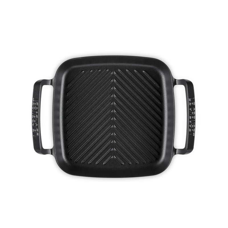 Le Creuset Black BBQ Square Grill - 26cm