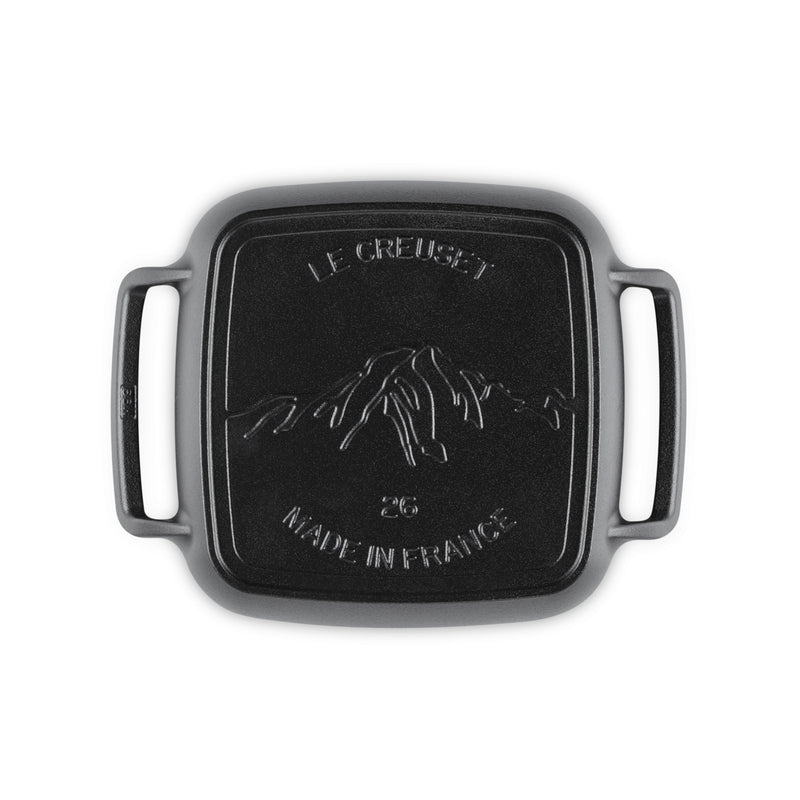 Le Creuset Black BBQ Square Grill - 26cm