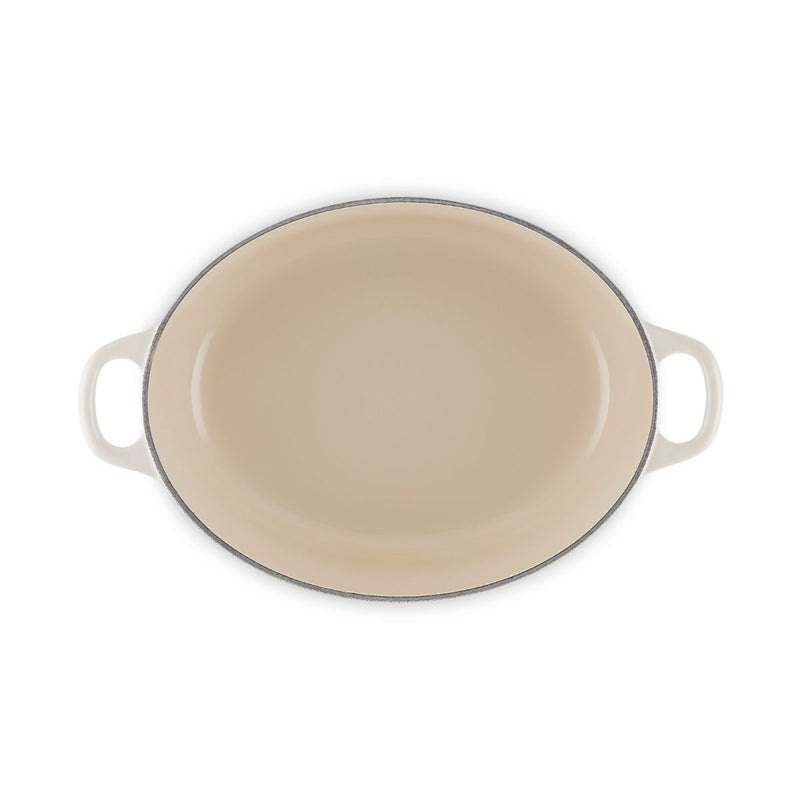 Le Creuset Creme Oval Casserole - 29cm