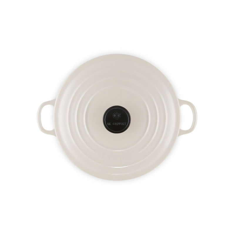 Le Creuset Creme Round Casserole - 24cm