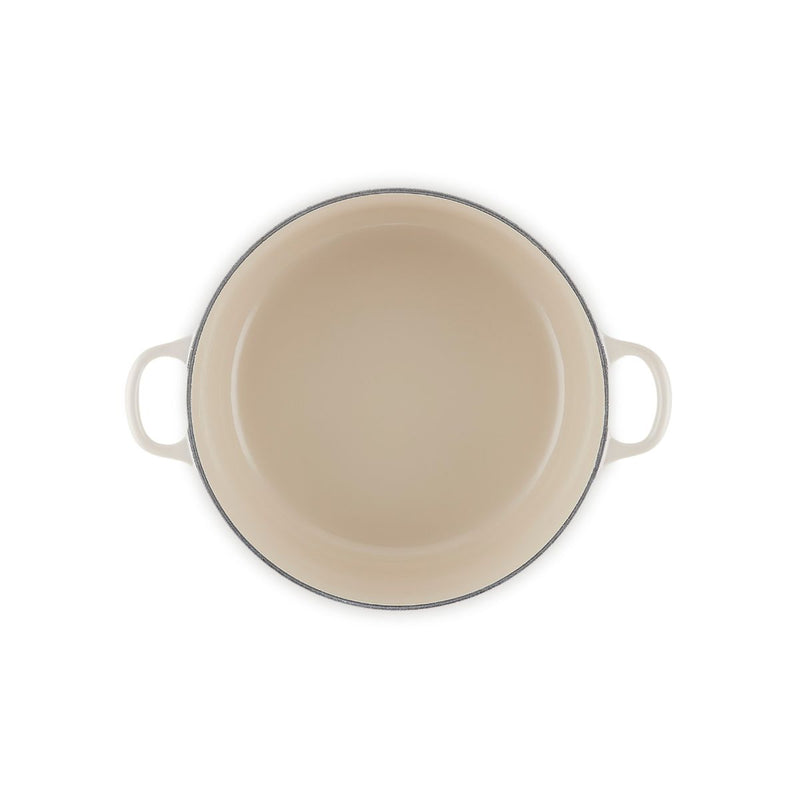 Le Creuset Creme Round Casserole - 24cm