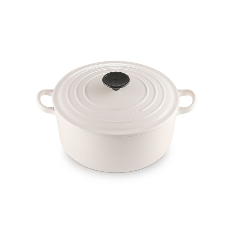 Le Creuset Creme Round Casserole - 24cm