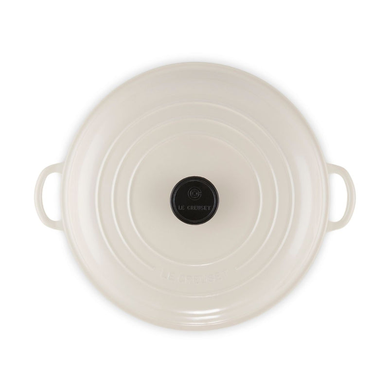 Le Creuset Creme Shallow Casserole - 30cm