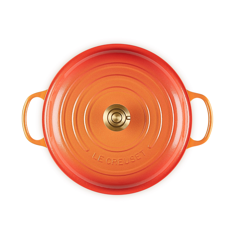 Le Creuset Flamme Doree Shallow Casserole - 30cm
