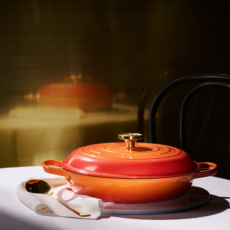 Le Creuset Flamme Doree Shallow Casserole - 30cm