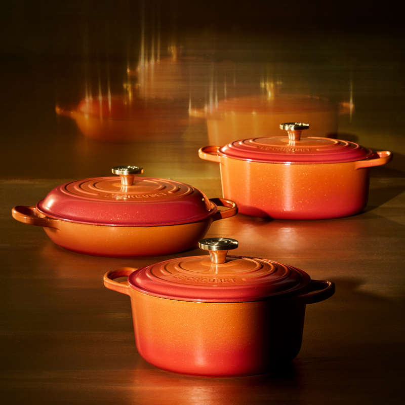 Le Creuset Flamme Doree Shallow Casserole - 30cm